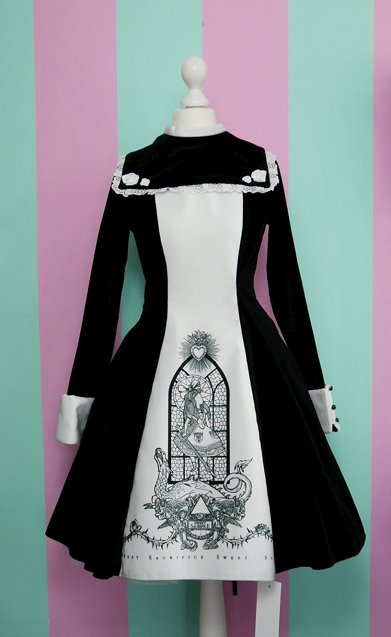 Sweet Sacrifice Nun Lolita Dress