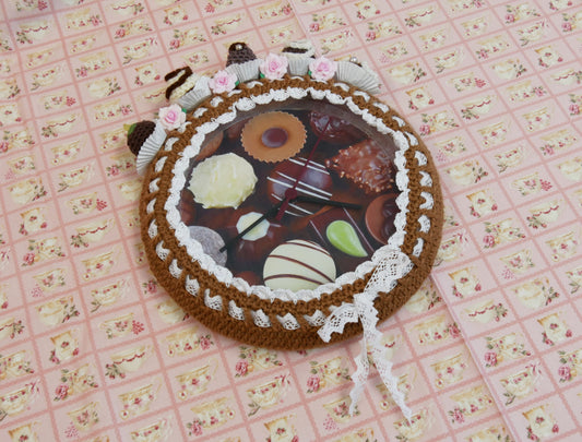 Crochet Chocolate Clock