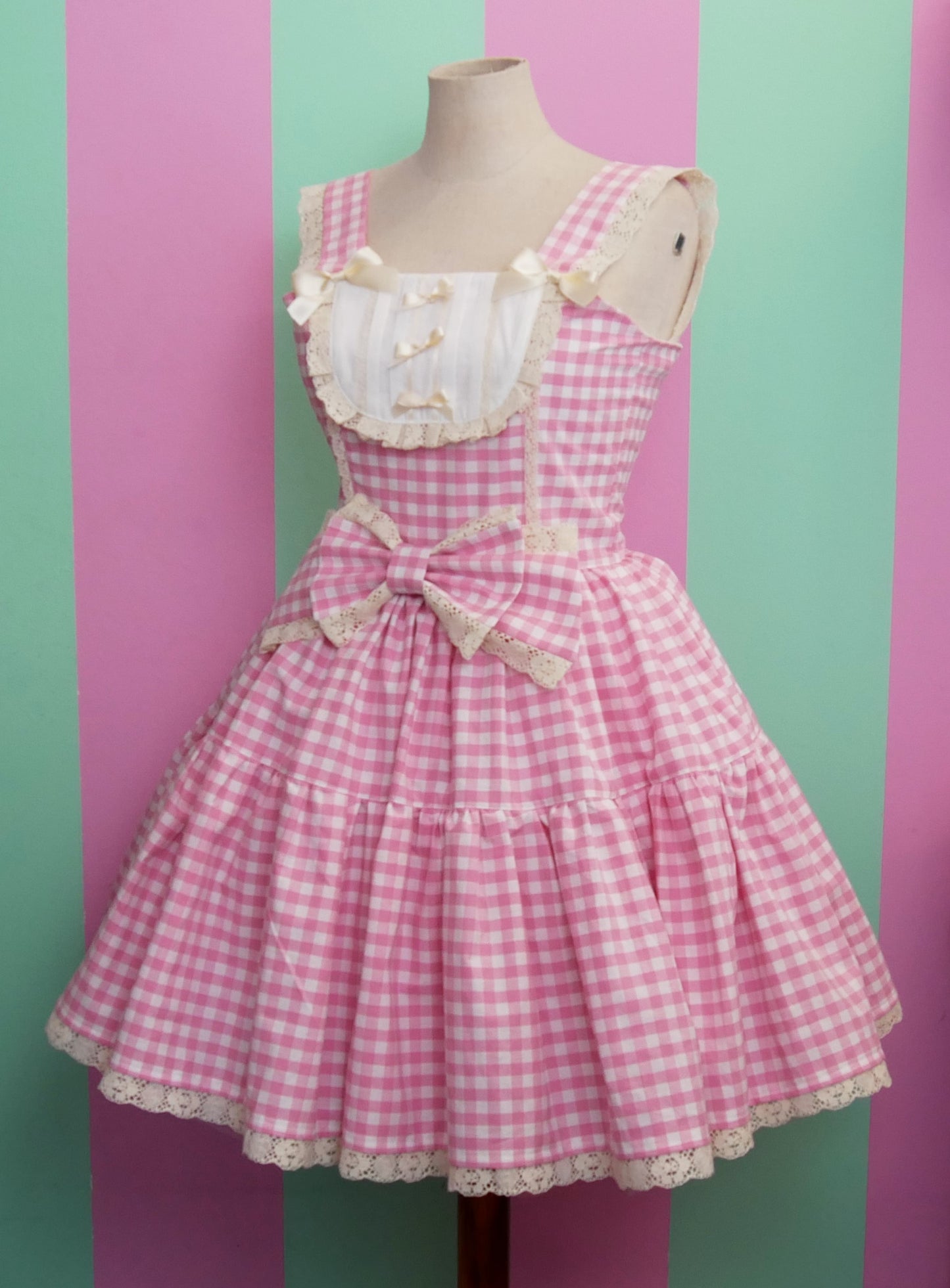 Pink Gingham Lolita JSK