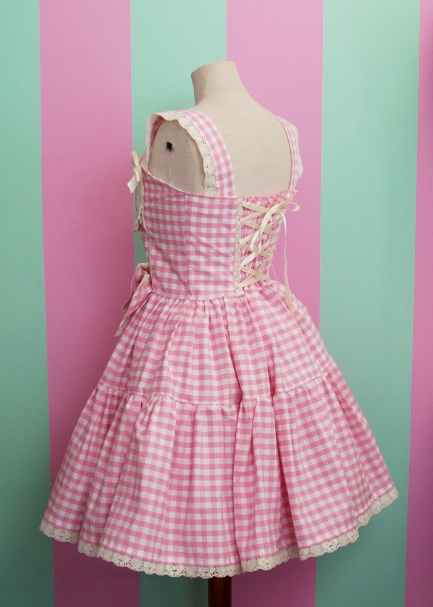 Pink Gingham Lolita JSK