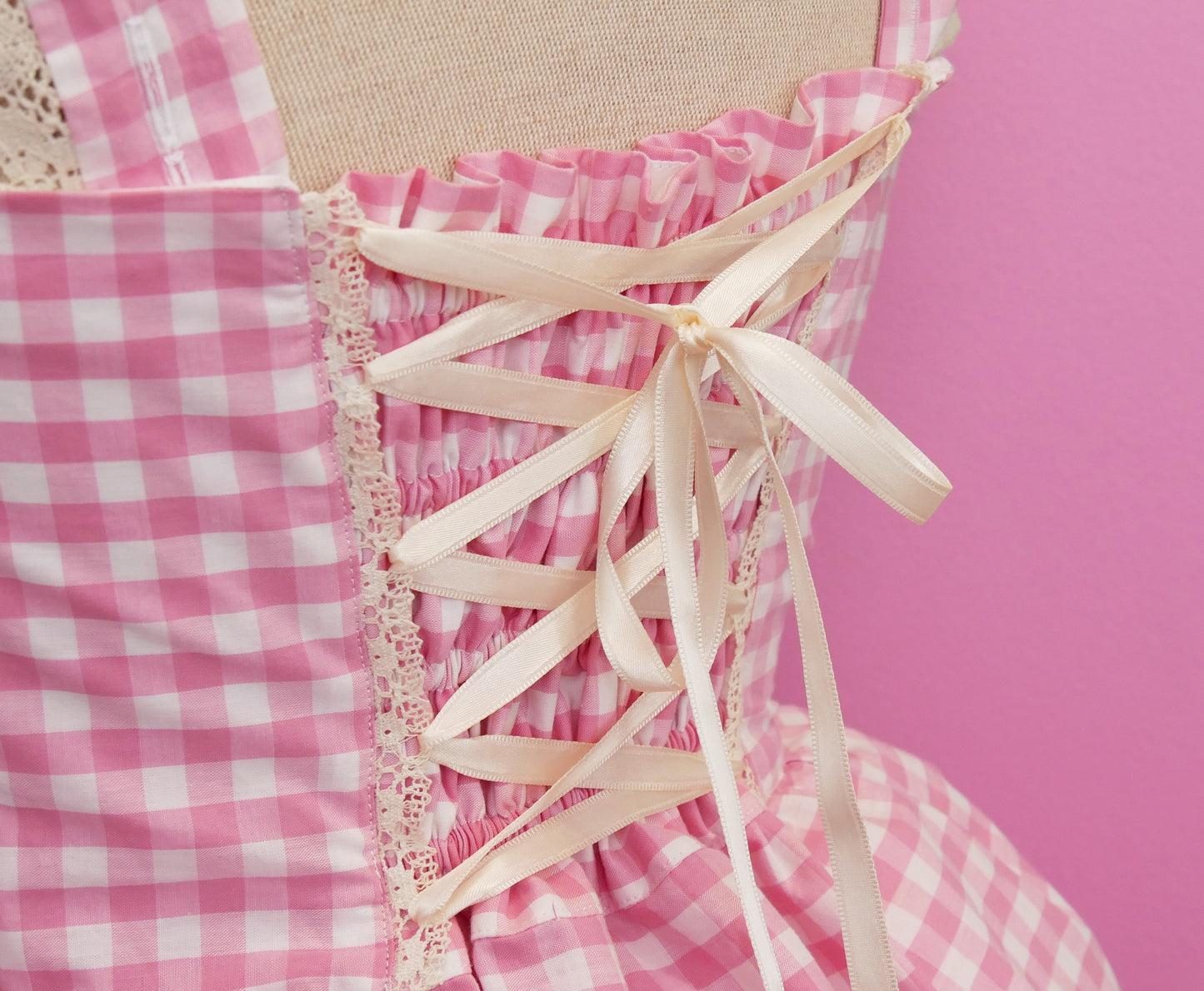 Pink Gingham Lolita JSK